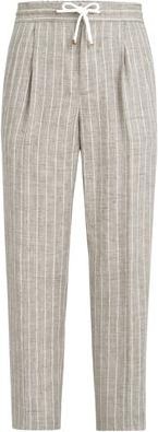 Brunello Cucinelli Twill trousers in Brown at Nordstrom, Size 52 It