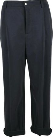 Brunello Cucinelli Tuta Pantaloni Cropped - - Trousers - Donna - Nero - S