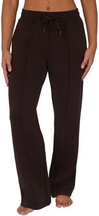 Yogalicious SoftLite Timeless Pintuck Sandwash Pants in Chocolate Mousse at Nordstrom Rack, Size X-Small
