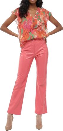 Msgm Pink Straight Fit Pants