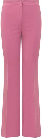 Pinko Pink Flared Flat Front Pants