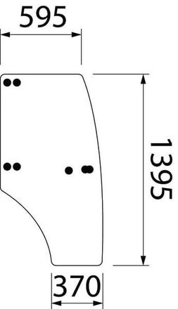 CARRARO Cristal De Puerta Completo Carraro Er387924n