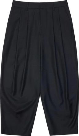 Ader Error BK Tag Slacks 01 - male - Ader Error - Wide Trousers - Black - XS - Trousers