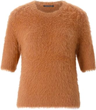 Luisa Cerano Rondgebreide trui - Dames - Ronde hals truien - Oranje - XL - Truien & Vesten