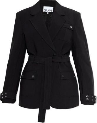 Ganni Mujer, Chaquetas, Negro, Talla: XS