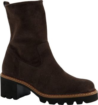 Paul Green Wanda Lug Sole Utility Boot in Mocca Soft Suede at Nordstrom, Size 10.5