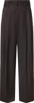 Dolce & Gabbana Wide Broeken - Heren - Wijde Broeken - Bruin - 2XL - Broeken