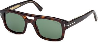 Tom Ford Icon Aviator-style Sunglasses - Brown Havana - One Size