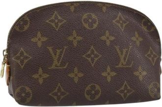 Louis Vuitton Pre-owned Clutches, female, Brown, Size: ONE SIZE Pre-owned Canvas Clutch