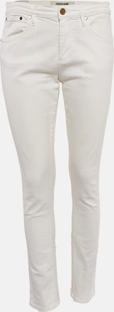 Roberto Cavalli White Denim Skinny Jeans M Waist