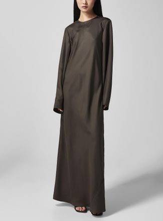 R&oacute;he Womens Pure silk loose-sleeve dress