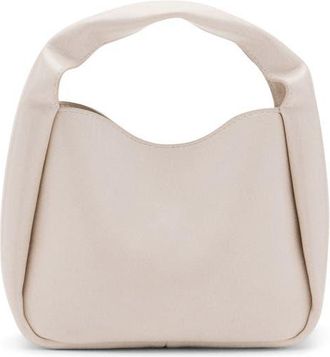 Mango Mini Faux Leather Top Handle Bag in Off White at Nordstrom