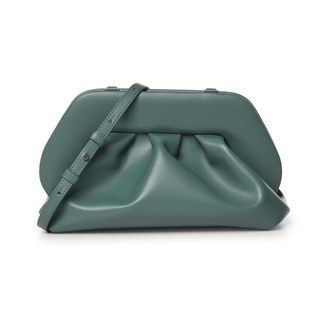 Themoir&egrave; Bios Clutch Medium - Dames - Tassen - Blauw - Maat: ONE Size Su&egrave;de