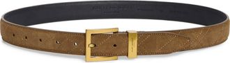 Kurt Geiger Brixton Suede Belt in Olive at Nordstrom Rack, Size X-Small/small