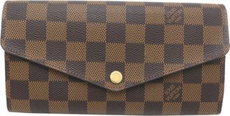 Louis Vuitton Brown Damier Canvas Damier Canvas Long Wallet (Bi-Fold) (Pre-Owned)