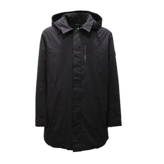 Save The Duck Parkas, male, Black, Size: 5XL Padded Jacket with Detachable Hood