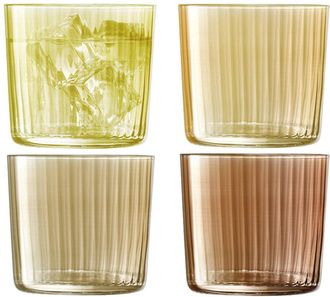 LSA International Mundgeblasene Gläser Gems Amber 310 ml (4er-Set)