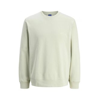 Jack & Jones Jorvarenna Sweatshirt - Heren - Sweatshirts - Groen - L - Katoen - Hoodies & sweatvesten