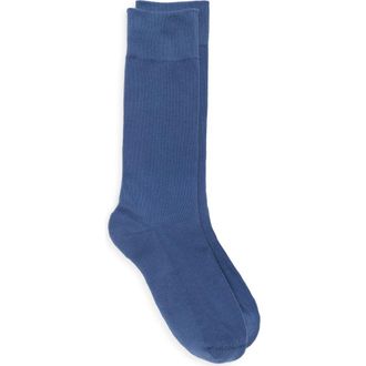 Nordstrom Cushion Foot Socks in Blue Bijou at Nordstrom