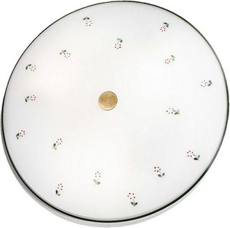 Kolarz Kolarz - Nonna - L&aacute;mpara De Techo Empotrada Con Dise&ntilde;o De Vidrio Estilo Caba&ntilde;a, Lat&oacute;n Antiguo, 3x E27