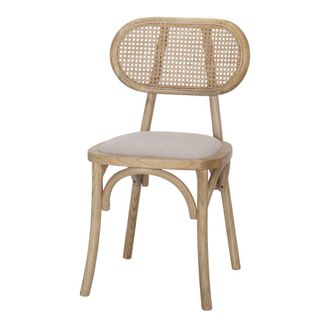 MisterWils Silla De Madera Sendai Antique - Naturale - 85x45x49