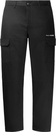 Daily Paper Clothing Ecargo Straight Broeken - Heren - Straight fit broeken - Zwart - L - Katoen - Broeken