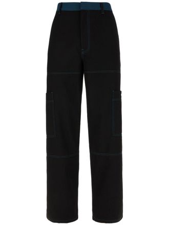 パンツ Off-White Black stretch polyester blend cargo pant Buy Off-White Nylon Cargo Pant 'Black