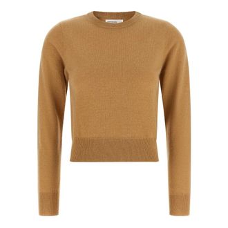 Extreme Cashmere N&deg;510 February Ronde Hals Trui - Dames - Truien - Beige - Maat: ONE Size Wol