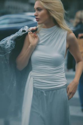 Bardot Jordan Longline Tie Top