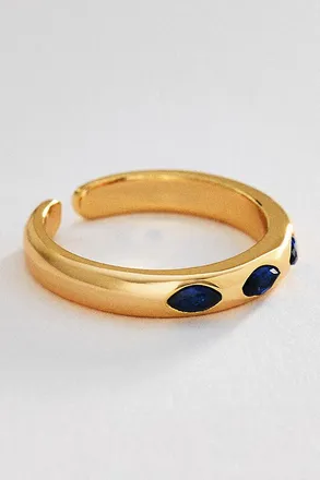 Anthropologie Marquise-Cut Crystal Ring