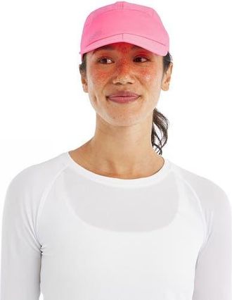 Oiselle Foldable Ra Cap in Neon Pink at Nordstrom