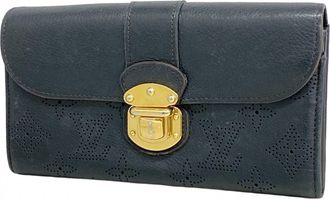 Louis Vuitton Noir Long Wallet (Bi-Fold) (Pre-Owned)