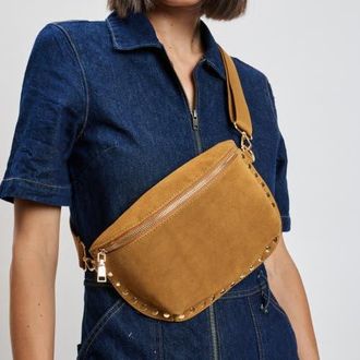 Urban Expression Gizelle Suede Crossbody in Tan at Nordstrom