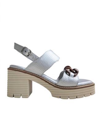 Softwaves Womens Birdie Ballet Sandal In Silver