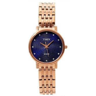 Timex Classic Quartz Blue Dial Ladies Watch TW2T38600