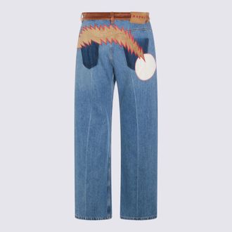 Marni Mens Jeans Deep Blue _co