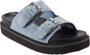 Marc Fisher Agusta Slide Sandal in Medium Blue at Nordstrom Rack, Size 7.5