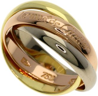 Cartier Trinity Yellow Gold (18K) Pink Gold (18K) White Gold (18K) Band Ring (Pre-Owned)