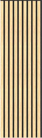 Novel Akustikpaneel, Eichefarben, Holzwerkstoff, furniert, 117x1.65x36 cm, Tapeten & Wandverkleidungen, Akustikpaneele