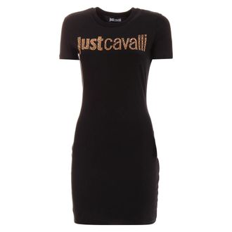 Just Cavalli Short Dress - Dames - Korte kleedjes - Zwart - S - Kleedjes