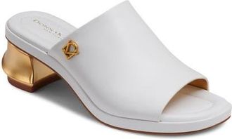 DKNY Tinley Slide Sandal in Bright White at Nordstrom, Size 7.5