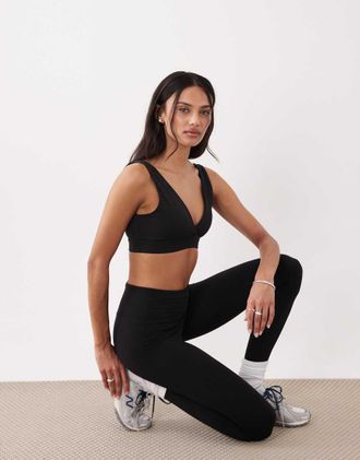 Tala DayFlex - Leggings avvolgenti a vita alta neri-Nero