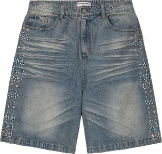 Vale Candy embellished shorts - men - Fabric - 38 - Blue