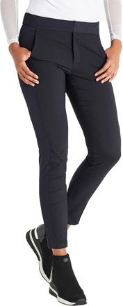 Anatomie Ipant Hybrid Zip Front Slim Fit Pant in Black at Nordstrom, Size X-Large
