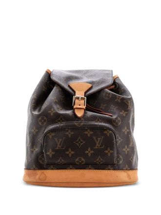 Louis Vuitton Vintage Montsouris Monogram Canvas PM backpack - Marrone
