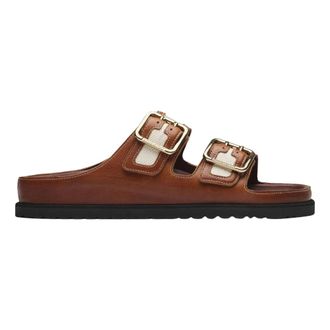 Birkenstock Arizona Bold - Dames - Sandalen - Bruin - 38 EU - Leer - Schoenen