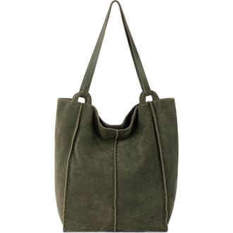 The Sak Los Feliz Tall Tote Bag in Moss Suede at Nordstrom