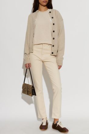 Jacquemus Palma Jeans, Womens, Cream