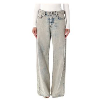 Diesel 1996 D-Sire Denim - female - Diesel - Wide Jeans - Blue - W25 - Jeans