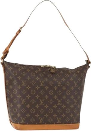 Louis Vuitton Pre-owned Shoulder Bags, female, Brown, Size: ONE SIZE Pre-owned Vintage Canvas Shoulder Bag